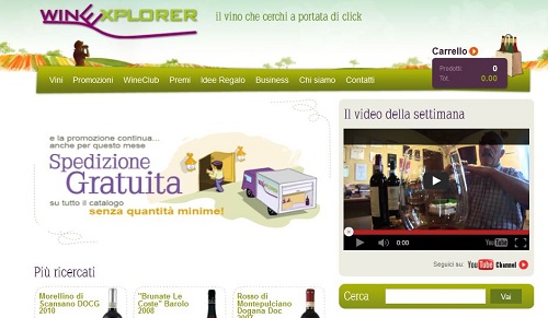 vendere vino online