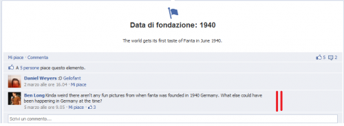 la nascita di fanta 1940 -timeline facebook