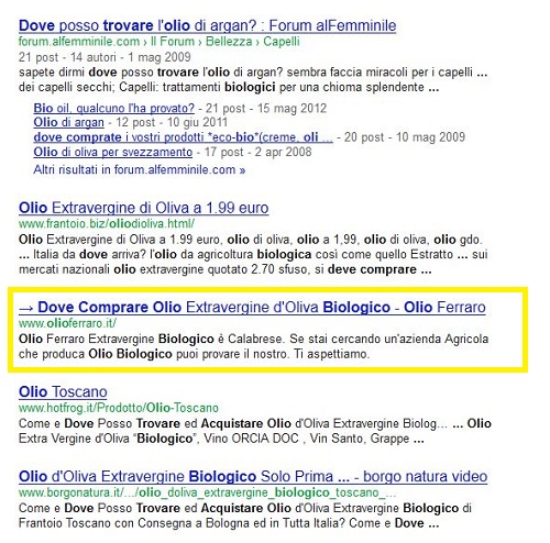 Serp dove comprare olio biologico dove comprare olio biologico